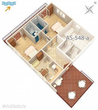 Appartement A-584-a - Appartement Jelsa (Hvar) - 584