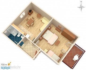 Apartment A-5899-c - Apartments Biograd na Moru (Biograd) - 5899