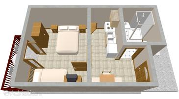 Studio flat AS-591-b - Apartments Hvar (Hvar) - 591
