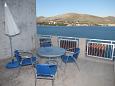 Shared terrace Okrug Donji, Shared terrace u smještaju tipa room, s pogledom na more i WIFI.