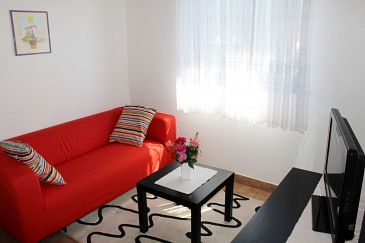 Living room Grebaštica, Living room u smještaju tipa apartment, dopusteni kucni ljubimci i WIFI.