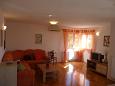 Living room Petrčane, Living room u smještaju tipa apartment, dostupna klima i WIFI.