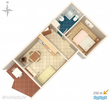 Apartment A-6231-d - Apartments Srima - Vodice (Vodice) - 6231