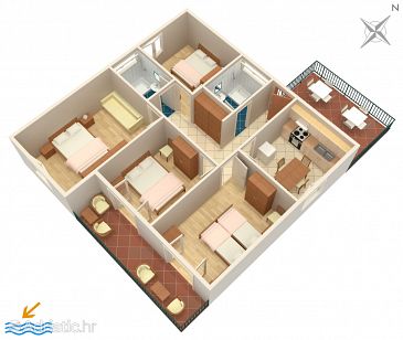 Apartment A-634-a - Apartments Viganj (Pelješac) - 634