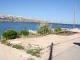 Parking lot Metajna, Pag, Parking lot 6395 - Apartments blizu mora with pebble beach.