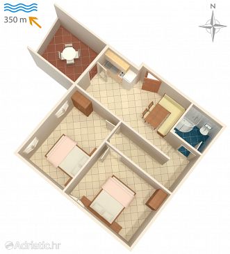 Apartment A-6399-a - Apartments Novalja (Pag) - 6399