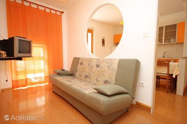 Living room Podgora, Living room u smještaju tipa apartment, dopusteni kucni ljubimci i WIFI.