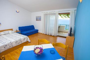 Living room Podgora, Living room u smještaju tipa studio-apartment, WIFI.