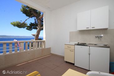 Kitchen Brela, Kitchen u smještaju tipa studio-apartment, dopusteni kucni ljubimci i WIFI.