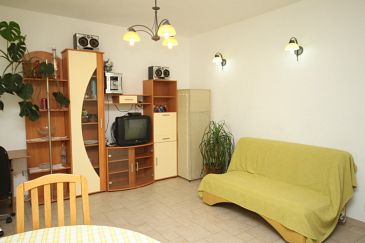 Living room Baška Voda, Living room u smještaju tipa apartment, dopusteni kucni ljubimci i WIFI.
