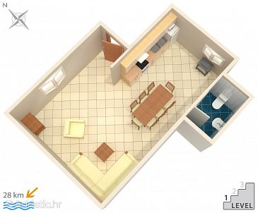 Apartment A-7069-a - Apartments Motovun - Bataji (Središnja Istra) - 7069