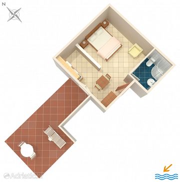 Studio flat AS-7098-a - Apartments Rovinj (Rovinj) - 7098