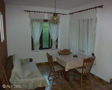 Dining room Puntinak, Dining room u smještaju tipa apartment.