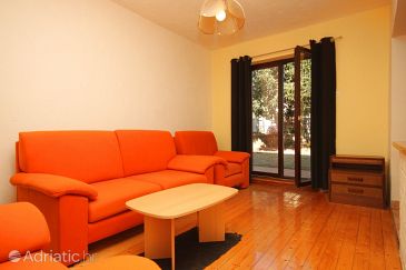 Living room 1 Medulin, Living room 1 u smještaju tipa apartment, dostupna klima, dopusteni kucni ljubimci i WIFI.