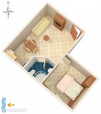 Apartment A-7302-c - Apartments Fažana (Fažana) - 7302