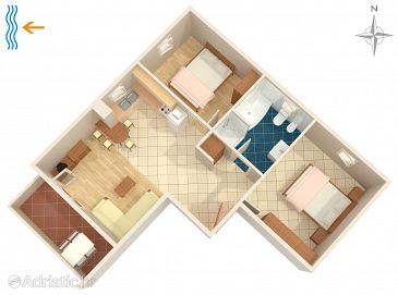 Apartment A-7302-d - Apartments Fažana (Fažana) - 7302