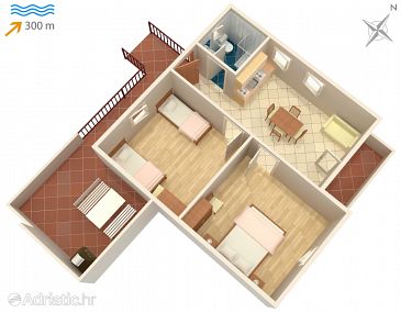 Apartment A-745-a - Apartments Sutivan (Brač) - 745