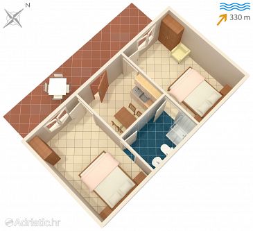 Apartment A-747-b - Apartments Sutivan (Brač) - 747