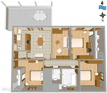 Apartment A-758-a - Apartments Sumartin (Brač) - 758