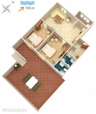 Apartment A-7584-b - Apartments Slatine (Čiovo) - 7584