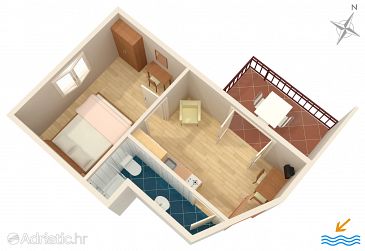 Apartment A-7604-c - Apartments Vodice (Vodice) - 7604