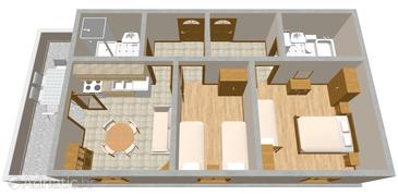 Apartment A-763-a - Apartments Povlja (Brač) - 763