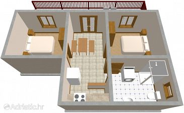 Apartment A-825-b - Apartments Tkon (Pašman) - 825