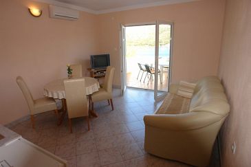 Living room Skrivena Luka, Living room u smještaju tipa apartment, WIFI.