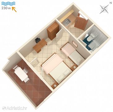 Apartment A-8335-e - Apartments Žrnovska Banja (Korčula) - 8335