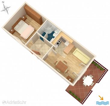 Apartment A-8378-a - Apartments Duće (Omiš) - 8378