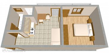 Apartment A-851-c - Apartments Drage (Biograd) - 851