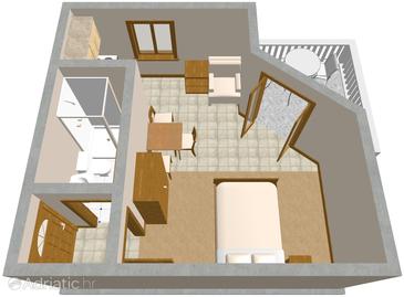 Studio flat AS-854-e - Apartments Drage (Biograd) - 854