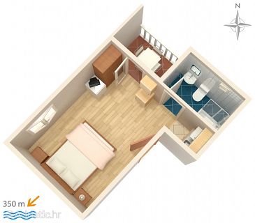 Studio flat AS-859-b - Apartments Biograd na Moru (Biograd) - 859