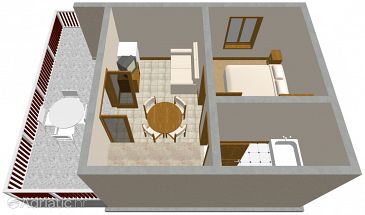 Apartment A-873-b - Apartments Žman (Dugi otok) - 873