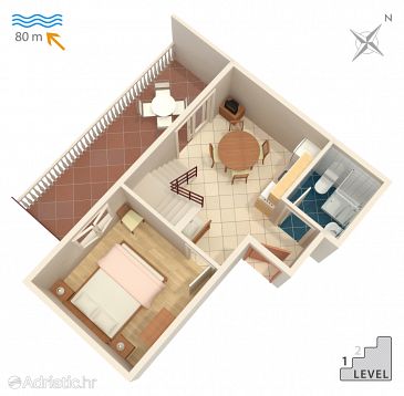 Apartment A-9037-g - Apartments Marina (Trogir) - 9037
