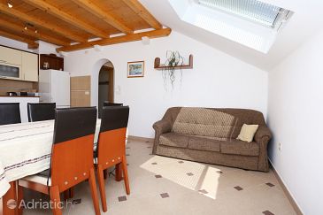Living room Lumbarda, Living room u smještaju tipa apartment, dostupna klima, dopusteni kucni ljubimci i WIFI.