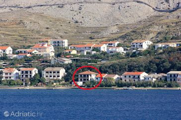 Property - Apartments 9355 Property Pag (Pag) - Accommodation 9355 - Apartments near sea with pebble beach.