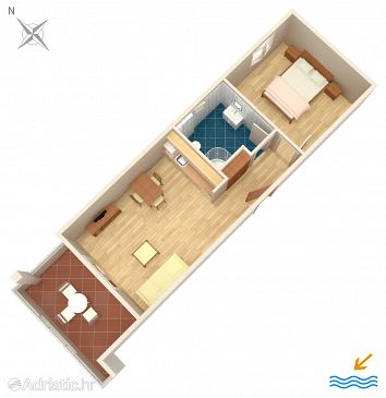 Apartment A-9437-f - Apartments Duće (Omiš) - 9437