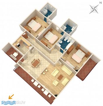 Apartment A-946-a - Apartments Duće (Omiš) - 946