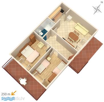 Apartment A-953-a - Apartments Marušići (Omiš) - 953