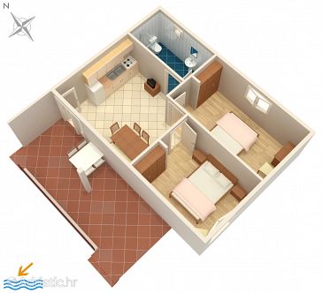 Apartment A-9652-c - Apartments Rabac (Labin) - 9652