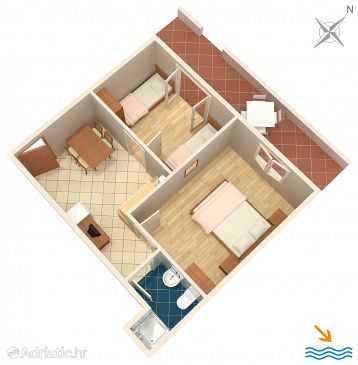 Apartment A-9653-b - Apartments Rabac (Labin) - 9653